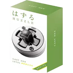 Головоломка з металу Huzzle Hex 3 зірки 515045 - мініатюра 4