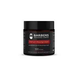 Крем для гоління з заспокійливим ефектом Sandalwood-Licorice Root Barbers 100 мл - мініатюра 3