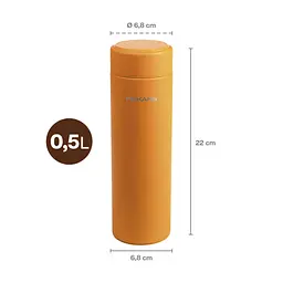 Термос Fiskars On-the-go 0.5 л помаранчевий (1078698) - мініатюра 3