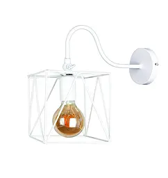 Бра настінне Levistella 756WPR103F3-1 WH, E27, 60W, білий метал, стиль лофт