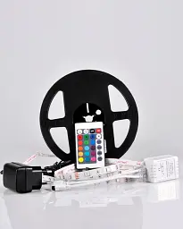Світлодіодна стрічка Goldlux 314437 RGB 18W IP20 5m Controller