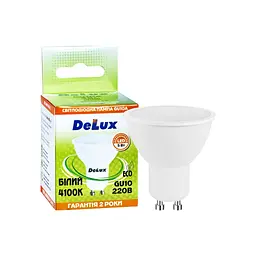 Лампочка Delux GU10A 5Вт 4100K (90011747) - мініатюра 2