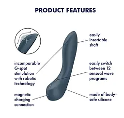 Вібратор Satisfyer G-Spot Wave 4 21 см синій - мініатюра 8