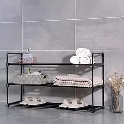Полиця для взуття Leobert Neo Clean New підлогова на 3 яруси, чорний - мініатюра 6