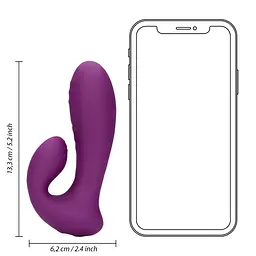 Вібратор Loveline Ultra Soft G-Spot 13.3 см (фіолетовий) - мініатюра 11