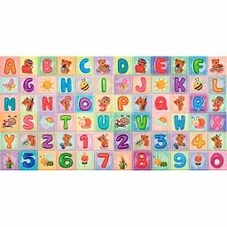 Набір стінових панелей 3D Sticker Wall 700х1400х4 мм Алфавіт 2 шт. SW-00002352