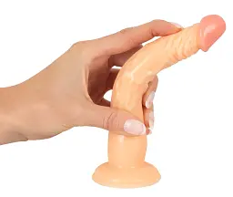 Фалоімітатор European Lover Small 17 см тілесний - мініатюра 5