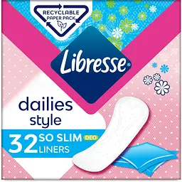 Ежедневные прокладки Libresse Daily Fresh Normal Deo 32 шт.