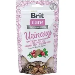 Функціональні ласощі для котів Brit Care Cat Snack Urinary з індичкою 50 г