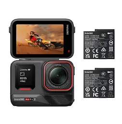 Екшн-камера Insta360 Ace Pro 2 Dual Battery Bundle (Black) (6977644760888) - мініатюра 3