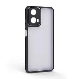 Защитный чехол для Motorola G04/G24/G04s, Shade, черный, TPU+PC, матовый, защита всего корпуса, панель-накладка, противоударный, с высокими бортами, амортизирует удары при падениях, ArmorStandart (ARM75714)