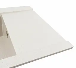 Кухонна мийка Platinum 9651 ATLAS матова Біла в крапку (SP000040262) - мініатюра 3