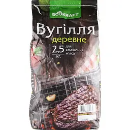 Вугілля деревне 2,3 кг Ecokraft (4820087150070) - мініатюра 2