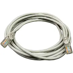 Патч-корд 1.5м UTP cat.5e, CU, 24AWG, gray GEAR (GPC-UTPCURJ45-1.5G) - мініатюра 2