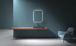 Умивальник VBI Este підвісний з отвором під змішувач 60x38 см black VBI-019907 - мініатюра 5