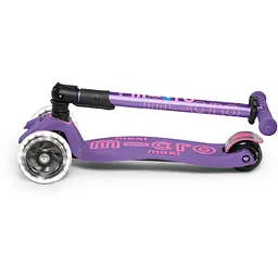 Самокат Micro Maxi Deluxe Foldable Led фіолетовий (MMD100) - мініатюра 6