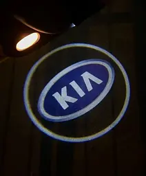 Картридж-вставка логотипу Kia на двері 1 шт. (Blue)