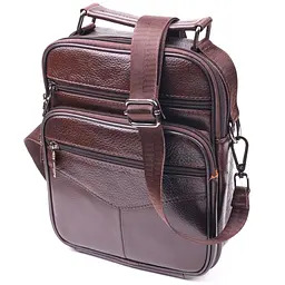 Чоловіча шкіряна сумка Vintage 20х24,5х6 см sum0022397