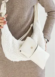 Сумка жіноча Sambag HOBO S DOLLY Біла 30 х 13 х 8 см (53100808) - мініатюра 6