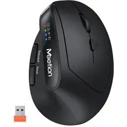 Комп'ютерна мишка MeeTion BTM008 Wireless/Bluetooth Black (MT-BTM008-A)