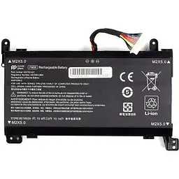 Акумулятор до ноутбука HP Omen 17 (FM08) 14.8V 5200mAh, 16 pin PowerPlant (NB461776)