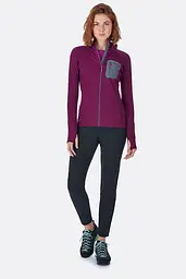 Флісова кофта Rab Superflux Hoody wmns 12 Малиновий - мініатюра 2