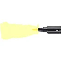 Маркер акварельний Santi Brush Marker SWB-01 світло-жовтий двосторонній 6 шт. (391057) - мініатюра 2