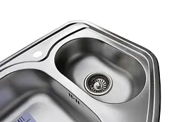 Кухонна мийка Romzha Rampa 1.5C Textura RO49674, Сірий - мініатюра 6