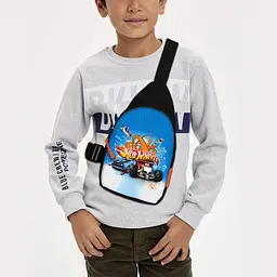 Сумка через плече дитяча Hot Wheels 29х17 см сумка слінг для хлопчика (02249)