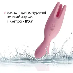 Подвійний вібратор Svakom Nymph Pale Pink - мініатюра 5