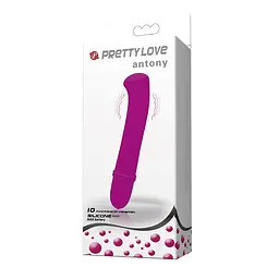 Вібратор для точки G Pretty Love Antony 12 см фіолетовий - мініатюра 10