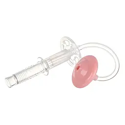 Трубочка Canpol babies силіконова з обтяжувачем рожева (56/609_pin)