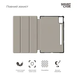 Чохол-книжка на планшет Lenovo Idea Tab Pro TB373FU, Smart Case, black, підставка для планшета 12.7 , шкіряний, мікрофібра, на магніті, ArmorStandart (ARM83482) - мініатюра 3