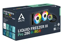 Система водяного охолодження Arctic Liquid Freezer III Pro 280 A-RGB Black (ACFRE00183A) - мініатюра 6