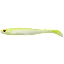 Силікон Savage Gear Slender Scoop Shad 130mm 12.0g поштучно Жовтий/білий (1013-1854.25.49)