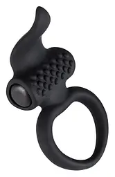 Ерекційне кільце з вібрацією Lingus Black Adrien Lastic AD30649 87315 - мініатюра 1