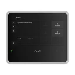 Бездротовий ППКП Ajax EN54 Fire Hub Jeweller White з Wi-Fi, 2G/4G, Ethernet, підтримкою до 200 пристроїв та 40 пожежних зон (26-00634) - мініатюра 1