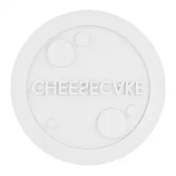 Кондитерський килимок Silikomart для декорування Чізкейк d 180 мм, h 1,5 мм (CHEESECAKE DECOR)