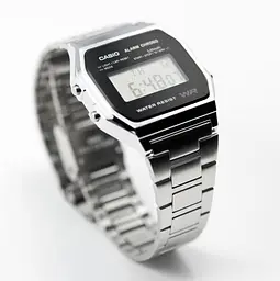 Годинники наручні чоловічі японські цифрові якісні оригінальні Casio Collection A158WEA-1EF - мініатюра 3