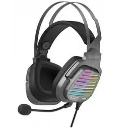 Навушники Bloody G560 Gun Grey ігрові мікрофон Hi Fi 7.1 віртуальний звук RGB підсвічування USB