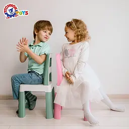 Дитячий стілець ТехноК Kids Chair до 75 кг зелений 0181TXK - мініатюра 6
