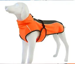 Світловідбивне тепле пальто для собак Derby DJ64 Orange 2XL - мініатюра 6