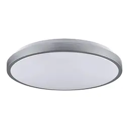 Cвітильник RING матовий 60W 395*60мм 3000К-6500К з ДК срібний