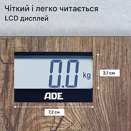 Ваги підлогові ADE Holzoptik (BE2004) - мініатюра 2
