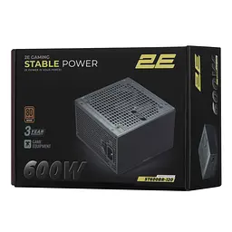 2E Gaming Блок живлення 2E GAMING Stable Power ATX3.1 (600W), >85%, 80+ Bronze, 120мм, 1xMB 24pin(20+4), 2xCPU 8pin(4+4), 3xMolex, 6xSATA, 2xPCIe 8 - мініатюра 9