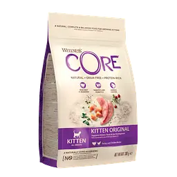 Сухий корм для кошенят Wellness CORE Kitten Original з індичкою та куркою, 300г - мініатюра 1
