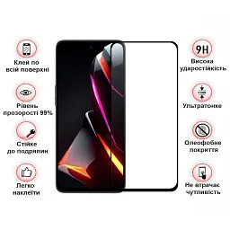 Скло захисне BeCover Nubia V70 Design Black (713455) - мініатюра 2