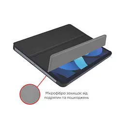 Чехол AIRON Premium SOFT для iPad Air 4/5-го поколения 10,9" 2020/2022 с защитной пленкой и салфеткой Black - мініатюра 6