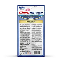 Ласощі Inaba Churu Meal Topper для котів, кремовий мус в стіках з тунцем 4x14 г - мініатюра 2