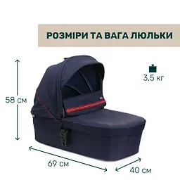 Коляска 2 в 1 Chicco Seety синя (87097.79.01) - мініатюра 3